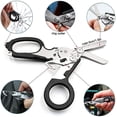 thumbnail image 2 of Trauma Shears Emergency Raptor Scissors Tool Stainless Steel Foldable Trauma Shears With Strap Cutter And Glass Breaker, 2 of 5