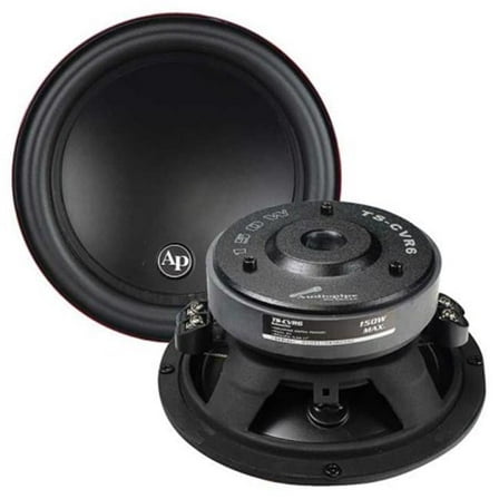 Audiopipe Car Subwoofer 6-inch 4-ohm DVC, 75W RMS, 150W Peak