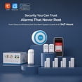 thumbnail image 2 of Wireless Alarm System for Home Security,DIY WiFi Alarm Siren Systems,8-Piece Kits with Door/Window and Motion Sensors,Tuya App Alerts Remote Push,Compatible with Alexa Assistant,No Contract Fee, 2 of 4