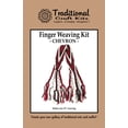 thumbnail image 3 of Traditional Craft Kits Finger Weaving Chevron Design Craft Kit, 3 of 5