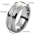 thumbnail image 4 of Diamond Men Band in Tungsten Carbide,10, 4 of 4