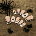 thumbnail image 2 of Fofosbeauty 24 pcs Press-on Acrylic False Nails, Nails Tips Designs 2023,Square Heart Web Pink, 2 of 8