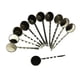 thumbnail image 1 of Pasador De De 2x10 Piezas Con Bandeja De Ajuste De Bisel De Cabujón De 18 Mm, Negro Colco Diapositiva de pelo de la vendimia, 1 of 8