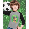 thumbnail image 6 of Tstars Boys Unisex Marshall Paw Patrol Gifts for Irish St Patricks Day Lucky Kids St Patricks Day Shirts Gift for Boys Irish Shirt Pride Proud Irish 3-4 Sleeve Raglan Toddler Shirt, 6 of 6