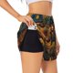 thumbnail image 1 of Balery Starry Night Guitar Turtle Pantalones cortos deportivos para mujer con forro y dos bolsillos, elásticos, para entrenamiento, gimnasio, yoga-X-Large, 1 of 7