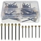 thumbnail image 1 of 1 juego de clavos para colgar cuadros, clavos decorativos, kit de marcos para colgar cuadros, herramientas de ferretería, colgadores para clavos de garra para paneles de yeso, 1 of 7