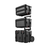 Hyper Tough Hyper Stack 1 Drawer Plastic Tool Box – Stackable Storage Organizer with Sliding Drawer