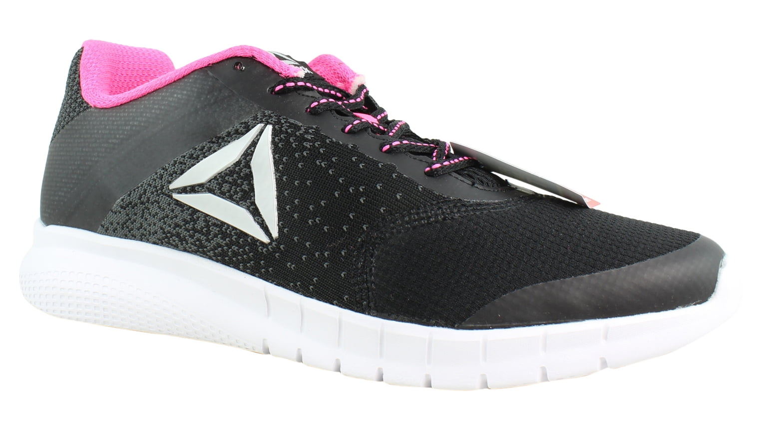 reebok silver sport shoes