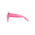 thumbnail image 4 of Girls Kid Size Thick Plastic Round Circle Lens Cat Eye Sunglasses Pink Smoke, 4 of 4