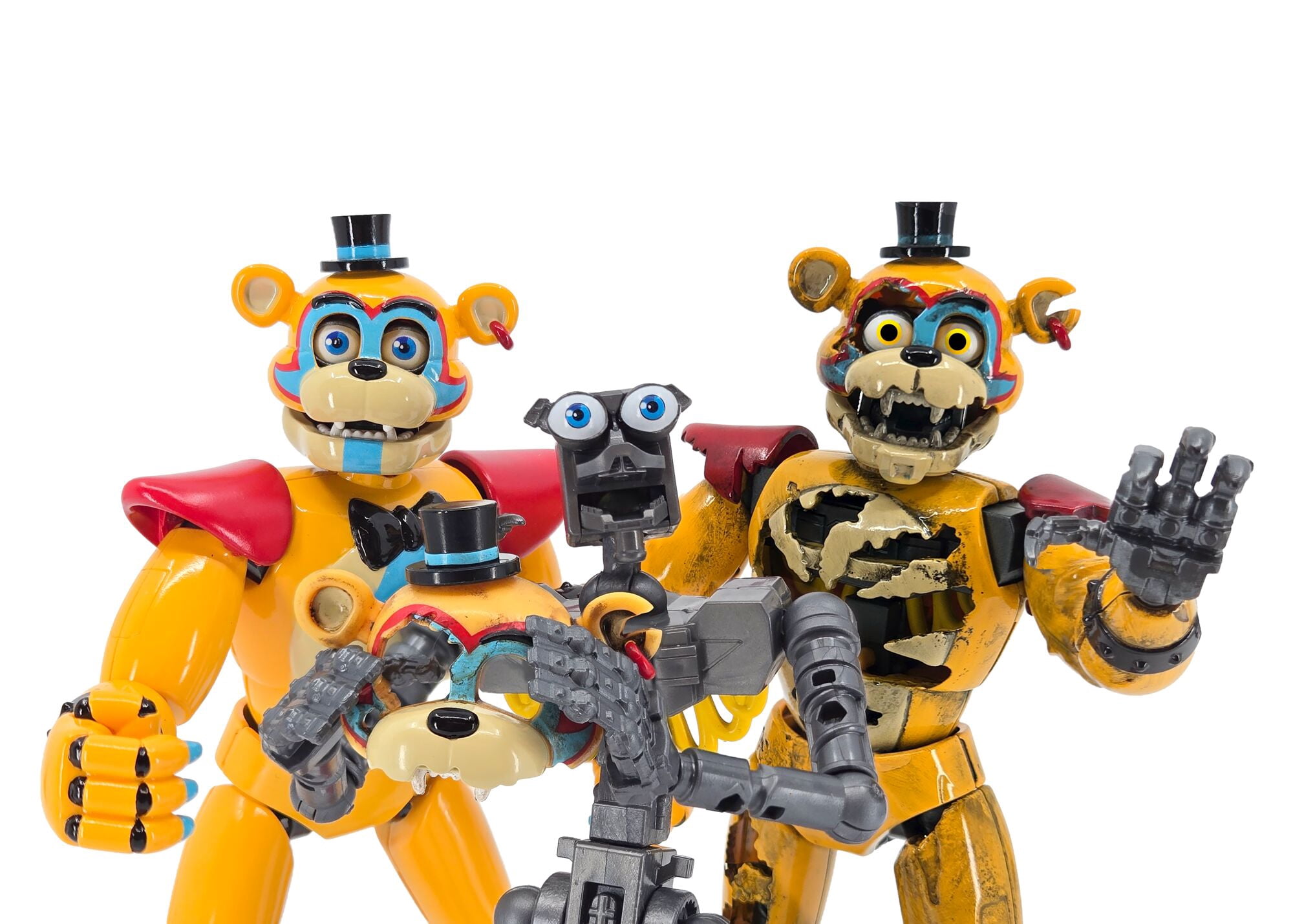 Five Nights At Freddy's 6 inch Endo-Series Collectors Figure - Glamrock Endo with Glamrock Freddy Parts