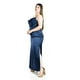 thumbnail image 2 of Vestido de escote drapeado Roman Fashion /Tallas Extras, 2005 (Azul marino) azul marino 36, 2 of 6