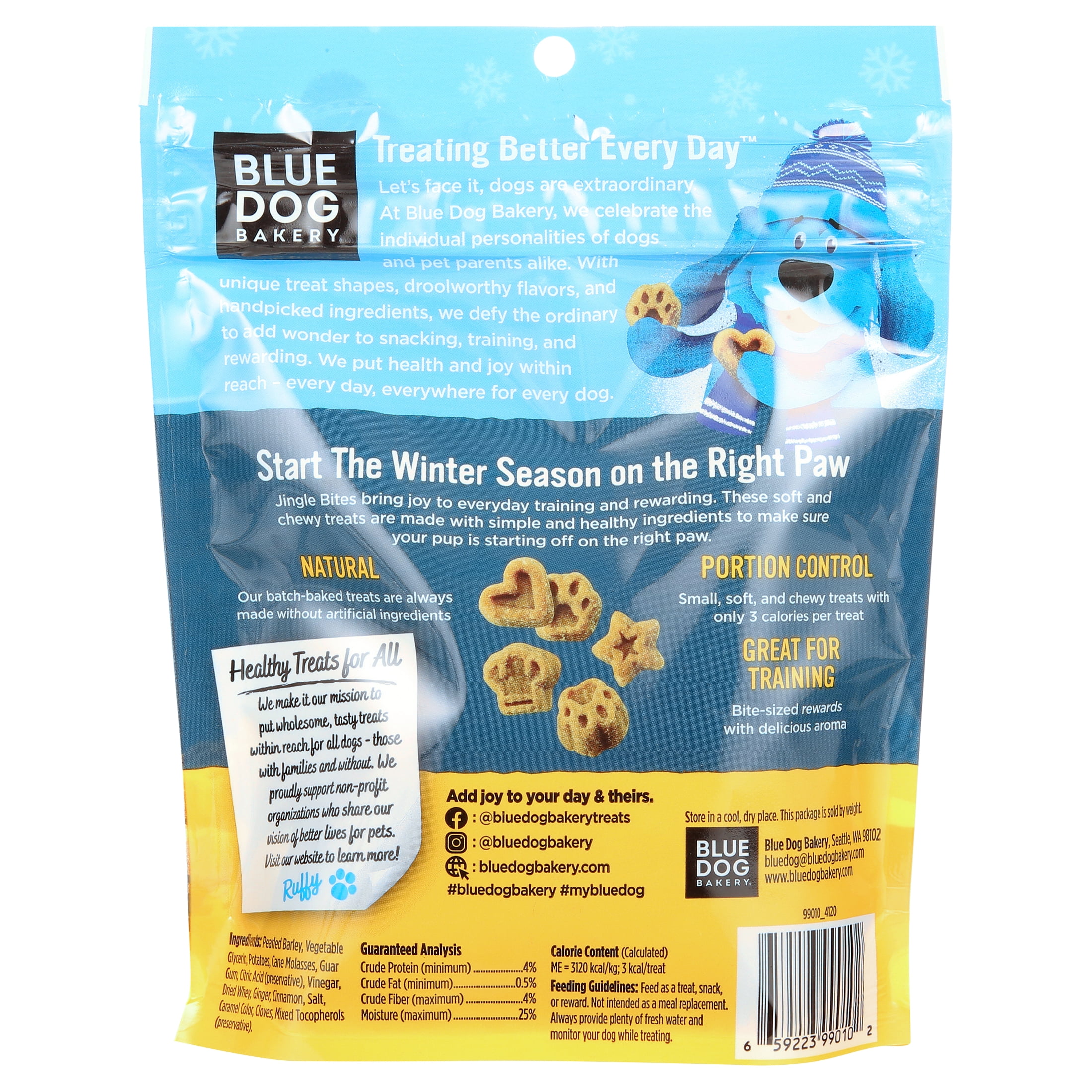 Blue Dog Bakery Jingle Bites 5oz