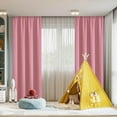 thumbnail image 6 of Leodye 1Pack Curtains Blackout and Curtain Overlay Elegant Curtains for Bedroom,63 Inch W X 53 Inch L, 6 of 6