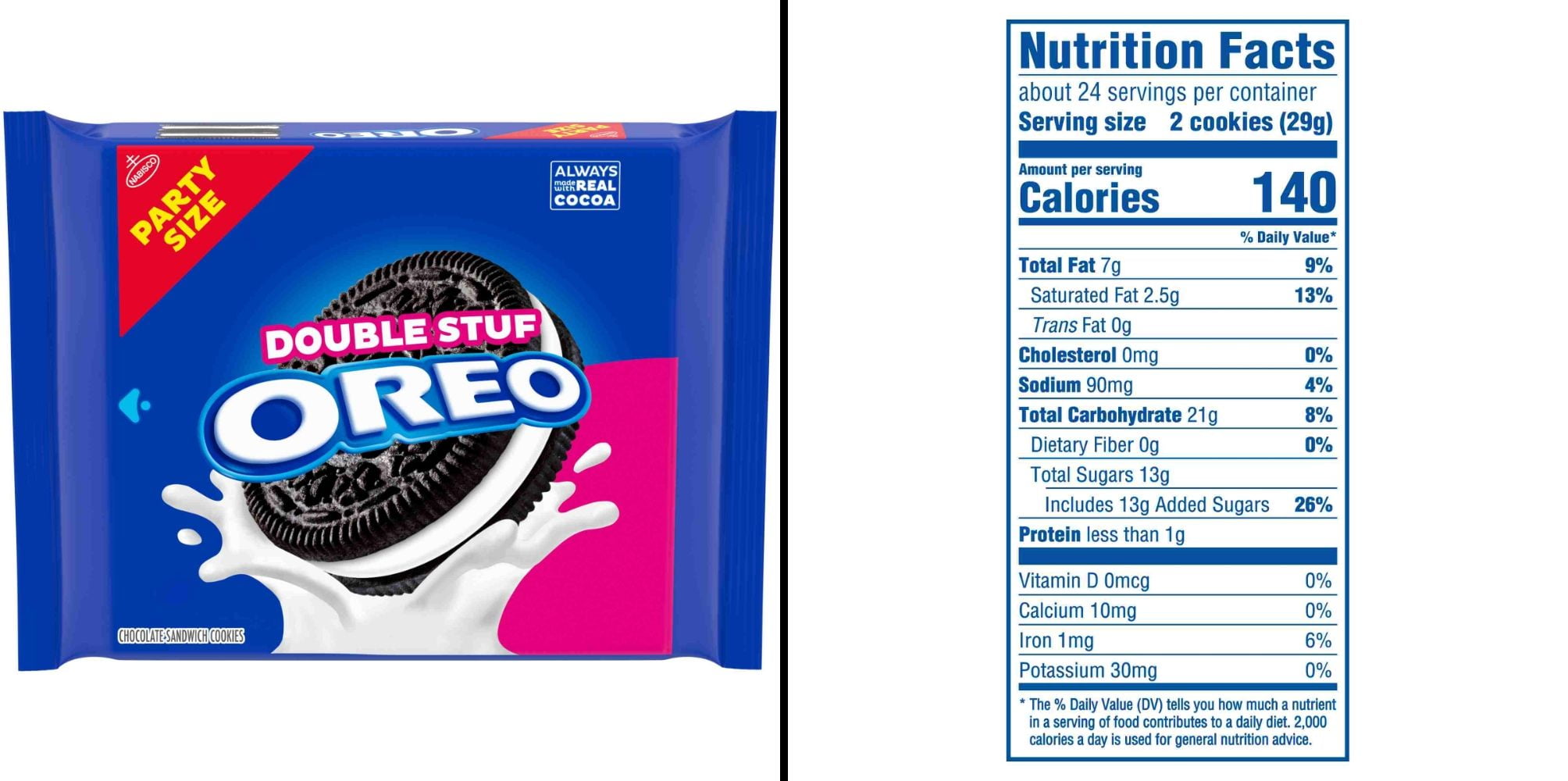OREO Double Stuf Chocolate Sandwich Cookies 24.95 oz & Frito Lay Classic Mix Variety Pack