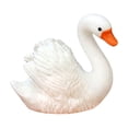 thumbnail image 2 of mdesiwst Miniature Swan Figurine Mini White Swan Resin Statue Realistic Animal Ornament Dollhouse Fairy Garden Micro Landscape Decoration, 2 of 8