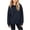 Navy, variant on Sevevn Girls Casual Long Sleeve Hoodies Cute Oversized Pocket Sweatshirt Tops