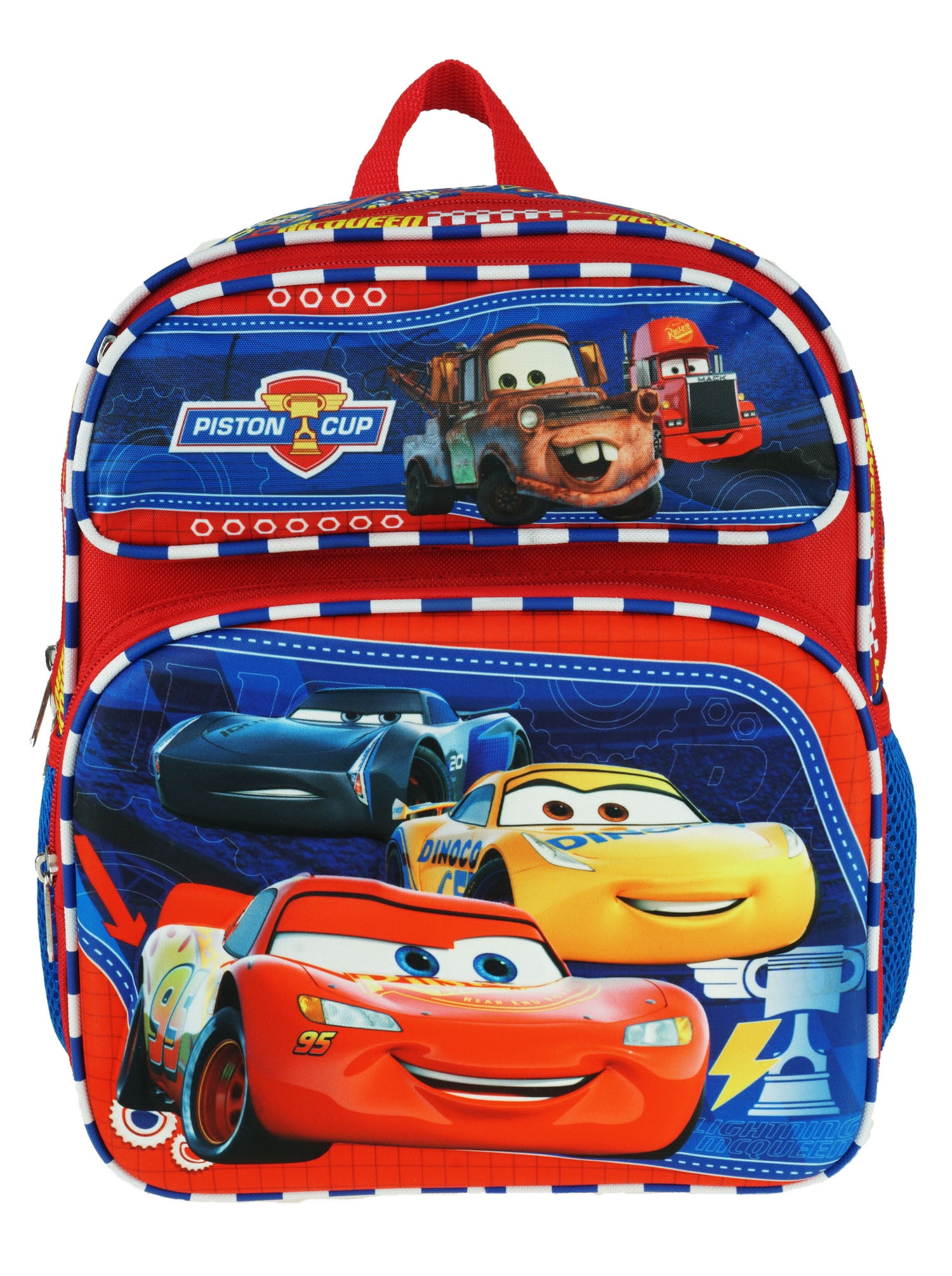 disney cars mini toddler backpack w for Kids Lightning McQueen Backpack Girls Boys School Supplies Preschool Daycare Rucksack Back to School Bag Gifts for Kids Made of an easy to clean and very durable polyester fabric Disney - Brandclub - Disney