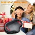 thumbnail image 6 of Bike Seat Noseless Wide Bicycle Seat for Women Men, Bike Seats Cushion Comfort for Big Butt, Multiple Fit Saddle for Peloton, Electric, Exercise, Cruiser Bikes, 6 of 16