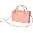 thumbnail image 3 of Sac Messager à une Épaule Monochrome pour Femmes, Décoration Texturée, Seau Carré, Sacs à Main, 3 of 9