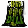 thumbnail image 2 of I'M Kind Of Big Dill Humorous Pickle, Playful Food Art Scene, Warm Flannel Blanket for Kitchen and Dining Room with Detailed Artwork, Food Lovers Birthday Gift, Playful Home Decor, 2 of 9