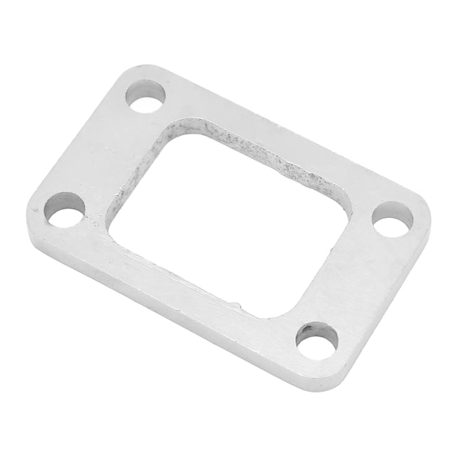 Brida de entrada Turbo, adaptador de junta de colector de escape con orificio de 4 pernos, reemplazo soldable de acero fundido para T3 T4