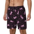 thumbnail image 1 of Balery Breast Cancer Awareness3 Bañador para hombre, shorts de playa de secado rápido con entrepierna y forro de compresión-Small, 1 of 6