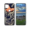 thumbnail image 1 of Compatible with Moto One 5G Ace Phone Case, Japanese-Kanagawa-Great-Wave-Aesthetic-Abstract-Art-Cute5 Case Men Women, Flexible Silicone Shockproof Case for Moto One 5G Ace, 1 of 1