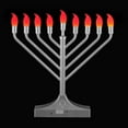 thumbnail image 6 of NbHnJs Electric RGB Led Menorah for Chanukah Hanukkah Decorations,Silver, 6 of 7