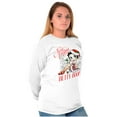thumbnail image 5 of Betty Boop Merry Christmas Santa Women's Long Sleeve T Shirt Brisco Brands S, 5 of 6
