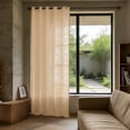 thumbnail image 4 of Lace Window Curtain Thickened Panel for Living Room or Bedroom Light Blocking Heat Insulating Polyester Drapes 55 x 63 Inch, 4 of 6