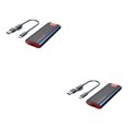 thumbnail image 1 of Carcasa Methold M.2 NVME SSD 10Gbps HDD Box PCIe 3.0 Adaptador externo Negro con cable 2 en 1, 1 of 1