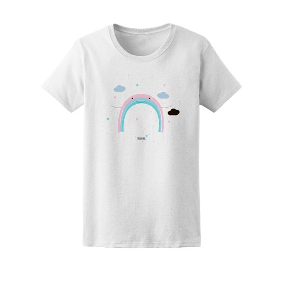 Dream Big Cute Pastel Rainbow Tee Women's -Image by Shutterstock
