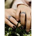 thumbnail image 5 of Fashion Stacking Diamond Ring Set For Women - Zircon Crystal Rhinestone Proposal Ring Set, Gift For Girlfriend Wife Daughter Mom - Jxlgv, 5 of 5