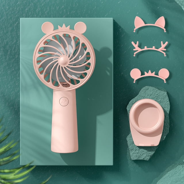 TopLLC Portable Fan Mini Silent Portable Outdoor Small Fan, Desktop USB Charging Gift, Small Fan Suitable For Outdoor Use In Classroom, Small Gift Suitable For And Family Cooling Fan