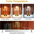 thumbnail image 3 of Touch Cordless Table Lamp, Dimmable Crystal Lamp, Battery Operated Light, Lamp for Bedroom Living Room Bathroom Hotel Bar, 3 of 7