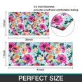 thumbnail image 7 of Pioneer Flower Floral Print Pattern Kitchen Rugs Sets Of 2,Anti Fatigue Kitchen Mat Rugs Non Slip Washable,Decorative Kitchen Floor Mats for Kitchen,Sink,Laundry,17"x30"+17"x47", 7 of 7