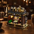 BrixVibe Retro Steampunk Coffee Machine Building Sets Compatible With ...