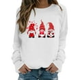 thumbnail image 4 of FASHOFT Cute Valentines Sweatshirt for Women Love Heart Graphic Shirts Casual Lightweight Valentines Day Long Sleeve Tops White XXL, 4 of 4