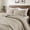 Beige, variant on WDCOZY Beige Quilt Queen Size Bedding Set with 2 Pillow Shams, Lightweight Soft Bedspread Coverlet, Quilted Blanket Thin Comforter Bed Cover, All Season Spring Summer, 3 Pieces, 90x90 inches