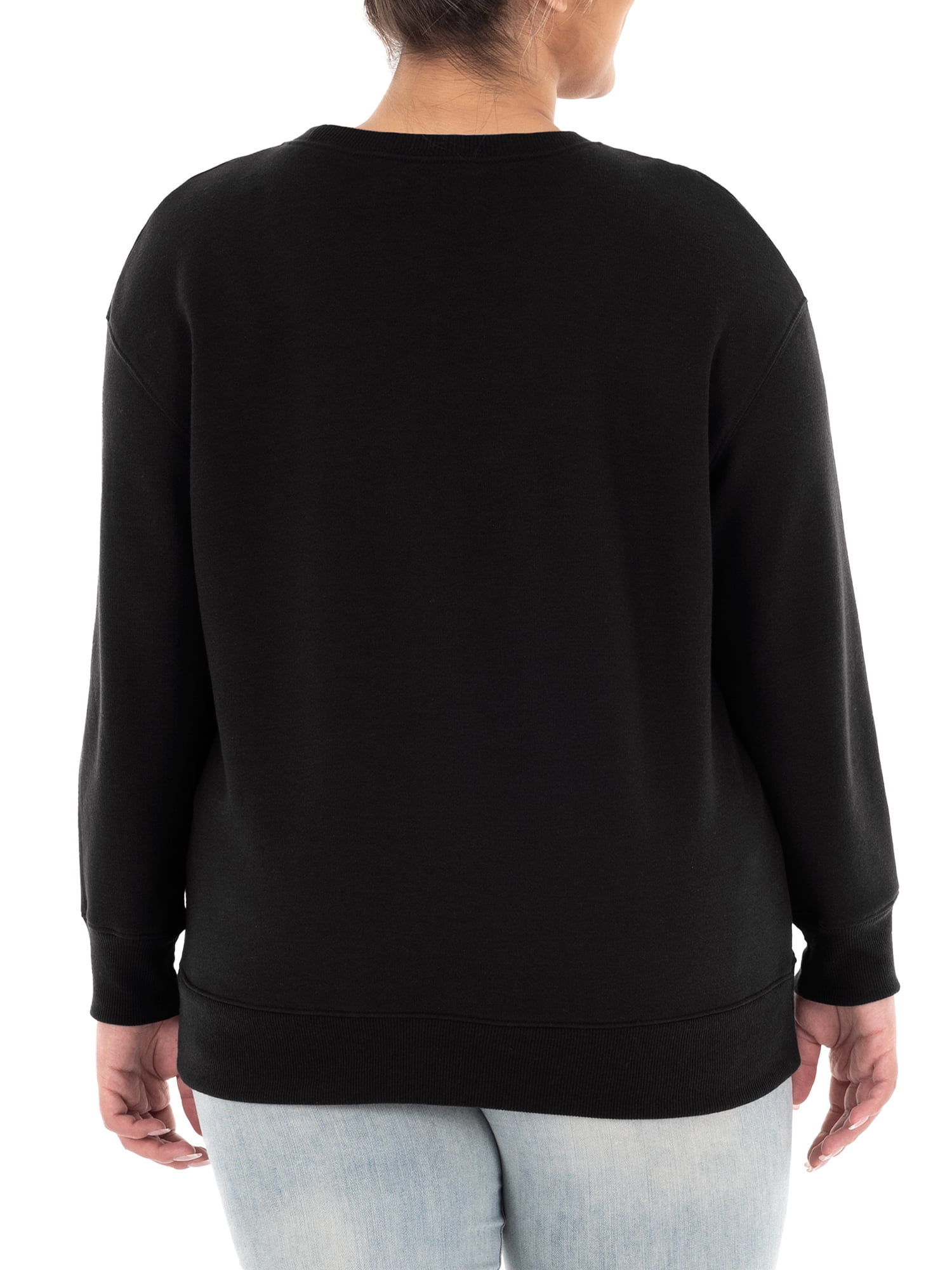 Terra & Sky Women's Plus Size Fleece Sweatshirt