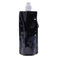 thumbnail image 3 of Botella de agua plegable portátil Bolsa de agua Suministros para deportes al aire libre (Negro) FLhrweasw  Nuevo, 3 of 6