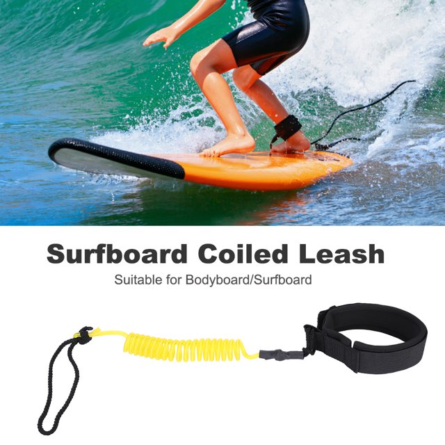 Comfortable To Wear Durable Board Leash, Sturdy Leg Leash, For Body Board, Surfboard Fits Any Ankle Size