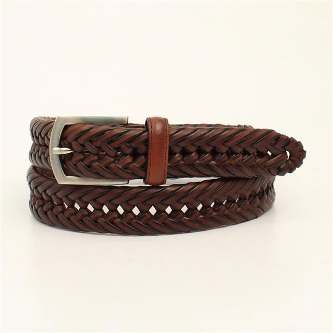 Nocona N2630602-38 Hired Hand Braided Mens Belt, Brown - Size 38 ...
