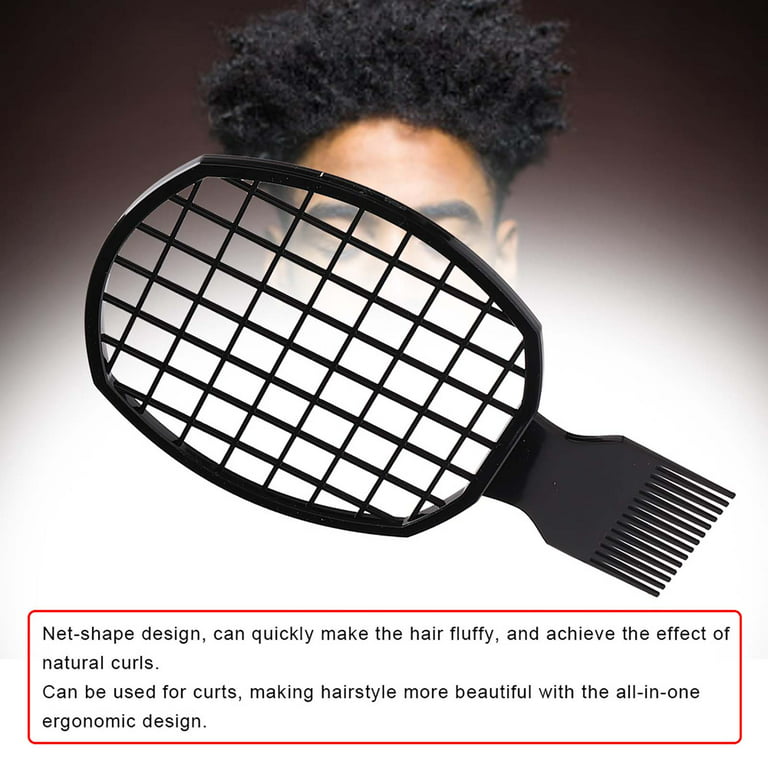 Tebru Men Afro Curly Hair Comb Dreadlocks Tin Foil Hot Perm Comb  Hairdressing Tool , Hairdressing Comb, Dreadlocks Comb 