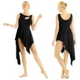 thumbnail image 1 of Alvivi Women Lyrical Dance Dress High Low Dancing Leotard Skirt Dancewear XS-XL, 1 of 7