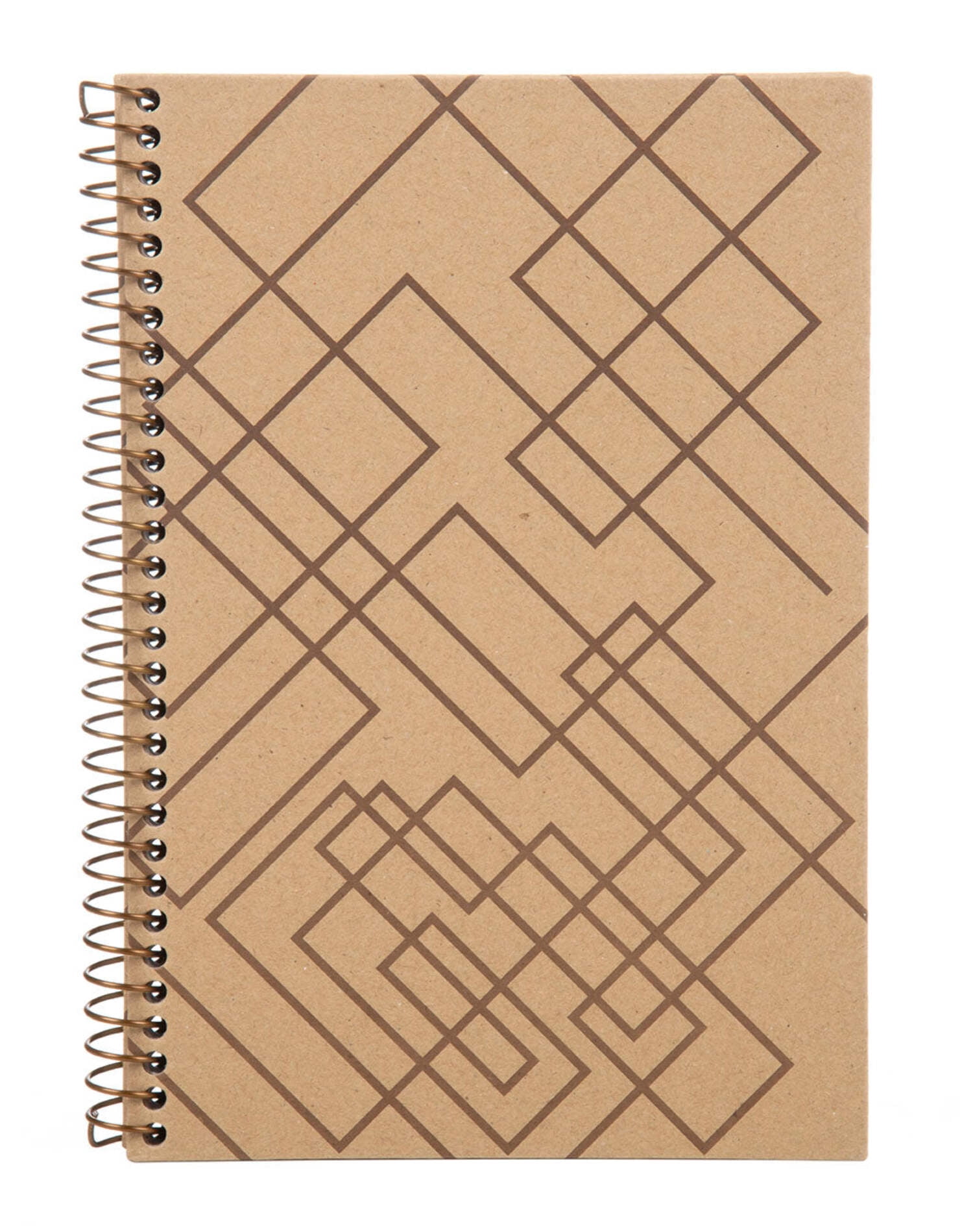 100% Recycled Kraft Junior Notebook (3 Pack) - Designs - 6.5in x 9.5in (07120)