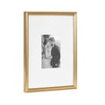 thumbnail image 6 of Kate and Laurel Adlynn Rectangle Picture Frame Set of 3, 11 x 14 matted to 5 x 7, Gold, Modern Glam Three-Piece Frame Set for Gallery Wall Frame Set in Living Room Wall Decor, 6 of 9