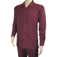 thumbnail image 5 of Men's MONTIQUE Two Piece Set Walking Leisure Suit 2391 Wine Tone on Tone, 5 of 9