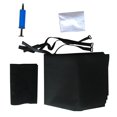 thumbnail image 4 of Graflsoa Large Felt Puzzle Mat with Storage Bag, 1500-Piece Capacity, Portable Puzzle Organizer, Black/Grey Options, 26x46 Inches, Includes Elastic Bands & Inflatable Tube, 4 of 6