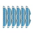 thumbnail image 4 of For LISTAR RX3, RX5, RX9, RX10 / 1290 1390 1590 Replacement Parts Accessory Mop Cloths, 4 of 5